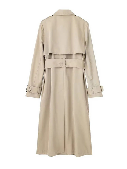 Classic Long Trench Coat  - Autumn/Winter