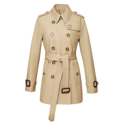 High-end Light Luxury Short Trench Coat - Autumn/Winter