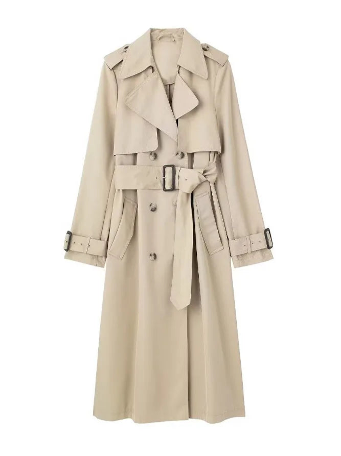 Classic Long Trench Coat  - Autumn/Winter