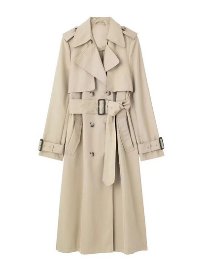 Classic Long Trench Coat  - Autumn/Winter