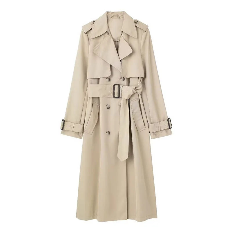 Classic Long Trench Coat  - Autumn/Winter